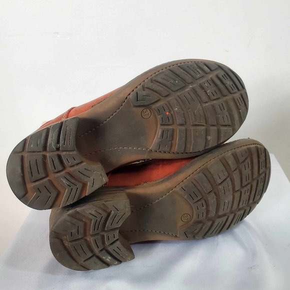 Bos. & Co. Brandon II Boots Burgundy Red Leather Lace Up Wool Lined Womens 37 - Picture 10 of 12